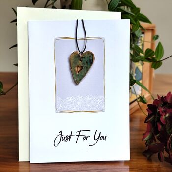 Handmade Ceramic Pendant Necklace Small Gifts For Her Adjustable Length, 9 of 12