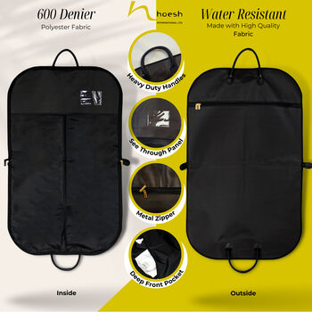 Waterproof Heavy Duty Garment Cover Travel Bag, 3 of 12