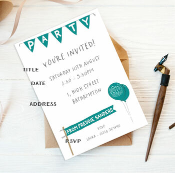 Party Invitations For Boys And Girls, 2 of 8