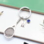 Personalised Large Tennis Keyring Squash Player Gift, thumbnail 3 of 10
