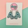 Roller Skate Glitter Earrings *More Colours Available*, thumbnail 2 of 3