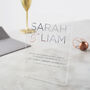 Acrylic Foiled Modern Invitations, thumbnail 3 of 3