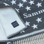 Personalised Knitted Star Baby Blanket, thumbnail 3 of 11