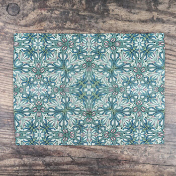 Flourishing Garden William Morris Canvas Dining Mat, 3 of 12