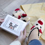 Personalised Christmas Reindeer Slipper Gift Box, thumbnail 1 of 3