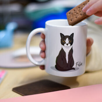 Personalised Cat Name Mug Gift, 5 of 7