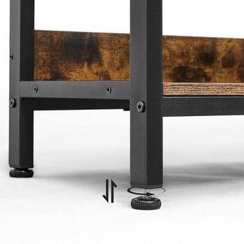 Bookcase Industrial Display Storage Rack Shelf Unit, 6 of 8