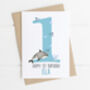 Personalised Children's Birthday Card Under The Sea, thumbnail 2 of 8