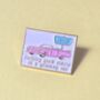 Nothing Good Starts In A Getaway Car Swiftie Enamel Pin Badge, thumbnail 1 of 3