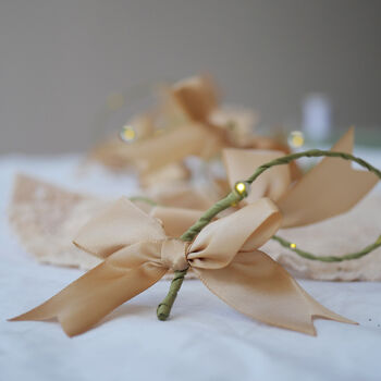 Satin Bow Fairy Lights, 4 of 12