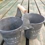 Zinc Twin Planter With Handle, thumbnail 4 of 5