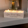Personalised Forever Home Candle Holder New Home Gift, thumbnail 2 of 5
