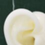 Sterling Silver Moonstone Glass Tiny Stud Earrings, thumbnail 6 of 12