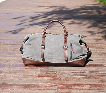 Canvas Classic Holdall Duffel Bag, 9 of 12