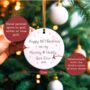 Happy 1st Christmas As My Mummy And Daddy Personalised Keepsake, thumbnail 3 of 6