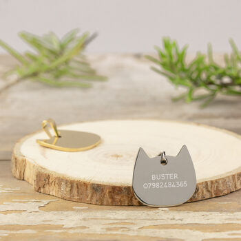 Engraved Cat Collar ID Tag, 4 of 7