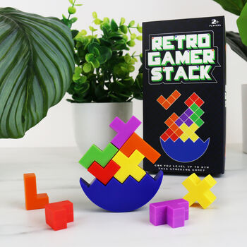 Retro Gamer Stack Stacking Game, 3 of 3