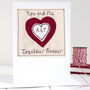 Personalised Heart Christmas Card For Husband, Boyfriend, Fiance, thumbnail 12 of 12