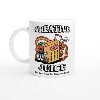 'Creative Juice' Retro Style Groovy Mug, 4 of 5