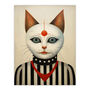 Queen Of All The Cats Futuristic Fun Wall Art Print, thumbnail 6 of 6