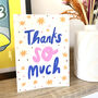 Thank You So Much Greeting Card, thumbnail 2 of 2