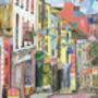 Falmouth Cornwall Upcycled Paper Collage Print, thumbnail 3 of 5