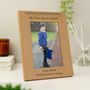 Personalised Wooden First Day At School Frame, thumbnail 2 of 5