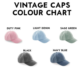 Personalised Embroidered Kids Cap Six–12 Years, 2 of 7