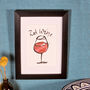 Red Wine Illustrated Wall Art, thumbnail 10 of 10