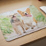 Personalised Photo Xl Mouse Mat With Stitched Edge, thumbnail 4 of 4