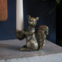 Gold Squirrel Candle Holder, thumbnail 1 of 4