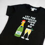 Prosecco Ladies Christmas T Shirt, thumbnail 2 of 5