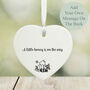 Personalised Little Hunny Pregnancy Bump Porcelain Heart Keepsake Gift, thumbnail 1 of 2