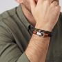 Personalised Men's Shackle Bracelet, thumbnail 1 of 8