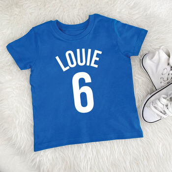 Personalised Birthday T Shirt Football Style, 3 of 6