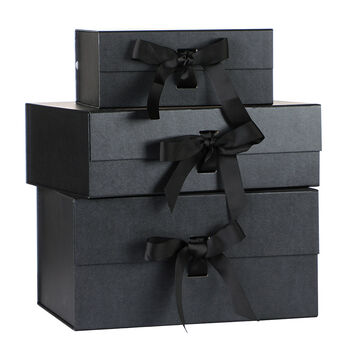 Personalised Luxury Black Gift Box Selection, 2 of 7