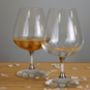 Pair Of Brandy Glasses Filled With Swarovski Crystals, thumbnail 1 of 3