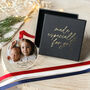 Family Photo Personalised Acrylic Christmas Bauble, thumbnail 7 of 8
