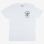 On The Piste Graphic Unisex Ski T Shirt In White, thumbnail 2 of 2