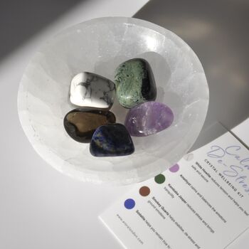 Calm And De Stress Crystal Wellbeing Kit, 2 of 4