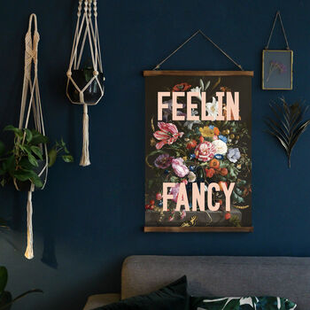 'Feelin' Fancy' Floral Contemporary Art Print, 4 of 4