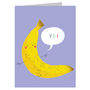 Mini Banana Greetings Card, thumbnail 2 of 4