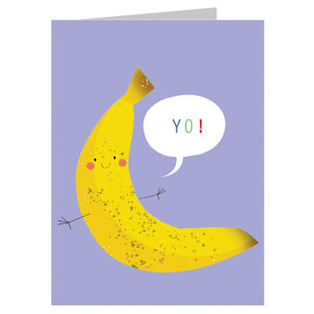 Mini Banana Greetings Card, 2 of 4