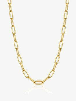 Gold Or Silver Link Chain Necklace, 2 of 5