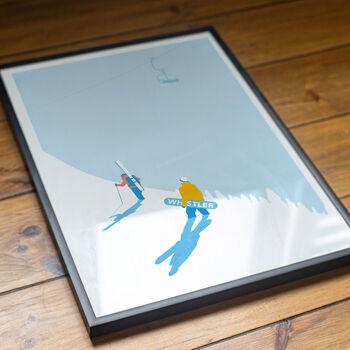 Personalised Ski And Snowboard Art Print, 2 of 9