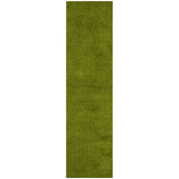 The Rugs Plain Green Shaggy Rug, 6 of 12