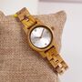 Personalised Engraved Wood Watch For Her, Ladies Watch, thumbnail 3 of 8