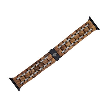 Wood Apple Watch Strap, Vegan Tech Accessories, 3 of 4