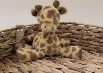 Personalised Hugs Giraffe Soft Newborn Toy, 3 of 9