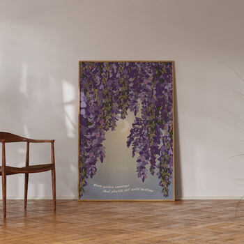 'Wisteria And Moon' Art Print, Unframed, 3 of 3
